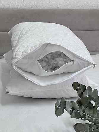 Ecotton Подушка Ecotton 50х70 см антиалергенна подвійна з чохлом наволочкою на блискавці із мік Київ