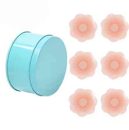 Наклейки на соски силіконові 3 пари 65 мм бежевий Київ