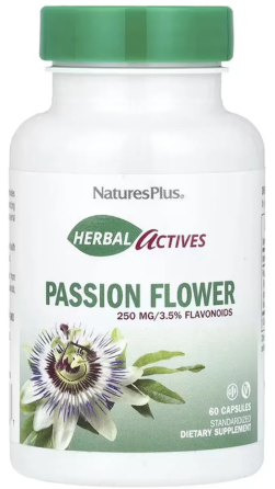 Пасифлора 250 мг Nature's Plus Herbal Actives Passion Flower 60 капс Київ