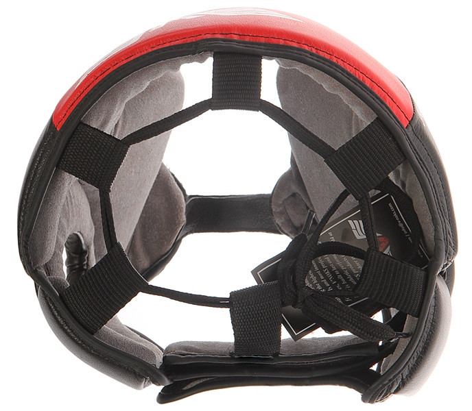 Боксерский шлем V'Noks Potente Red из натуральной кожи с защитой скул (размер XL) Киев - изображение 4