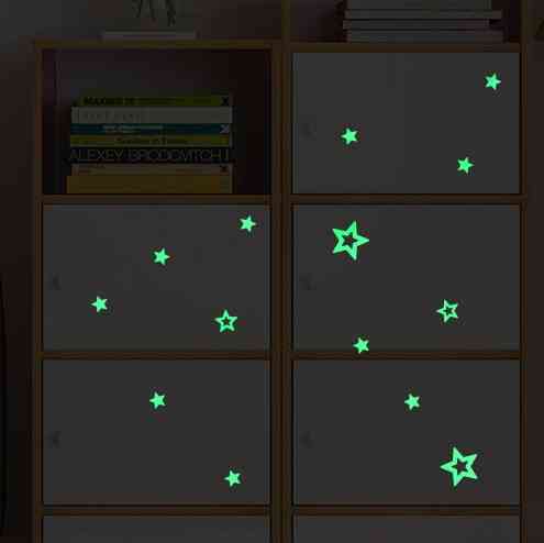 Фосфорная наклейка Звезды 10 на 10 см салатовый Киев