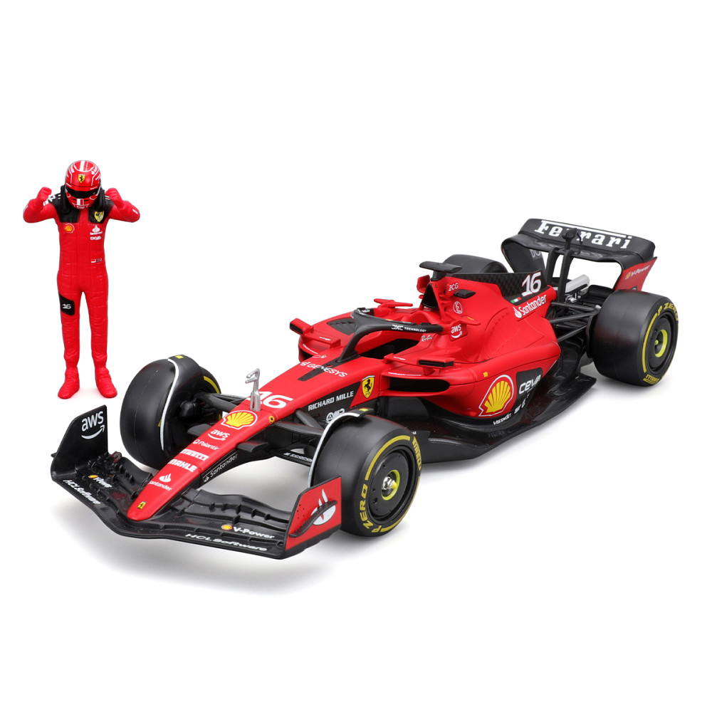 Автомодель з фігуркою - Ferrari SF-23 (1:24) Дніпро - фото 4