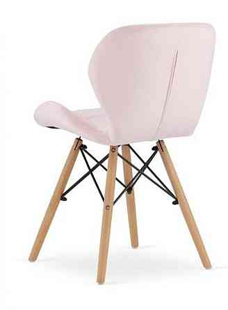 Крісло для кухні Bonro B-531 велюр сучасний стілець з м'яким сидінням Рожевий Київ