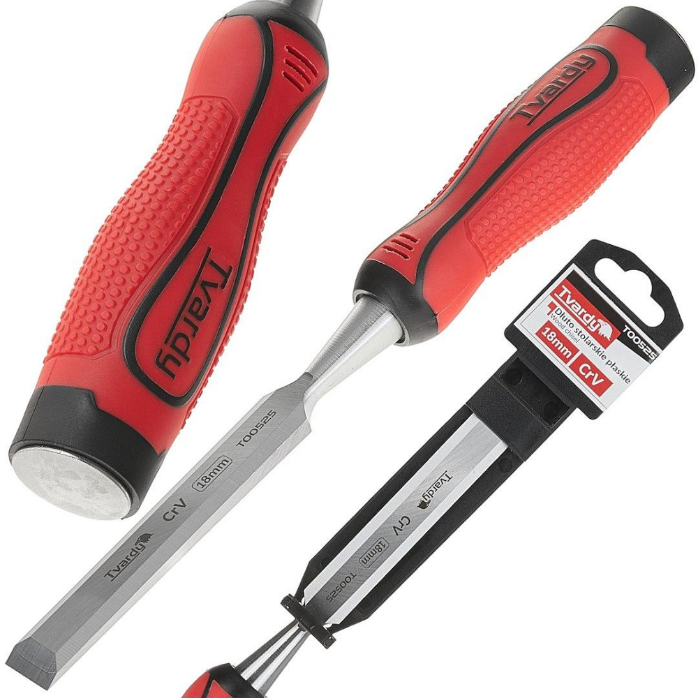 Стамеска "Tvardy" ударна з хромо-ванадієвої сталі CrV 18 мм Київ - фото 1