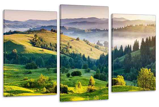 Модульная картина в гостиную / спальню Краєвид гір Art-668_3 Киев