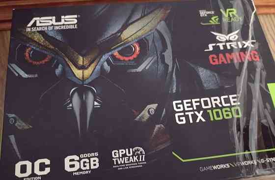 Відеокарта GeForce GTX 1060 6Gb. Asus (192Bit) Nvidia. Київ