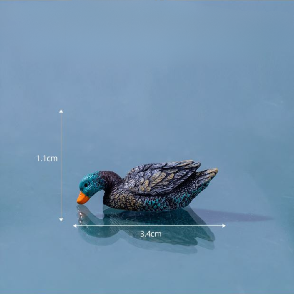 Набор фигурок Утки Мандаринки из серии Пруд для миниатюры, макета, флорариума, микроландшафта, песочного стола Одесса - изображение 4