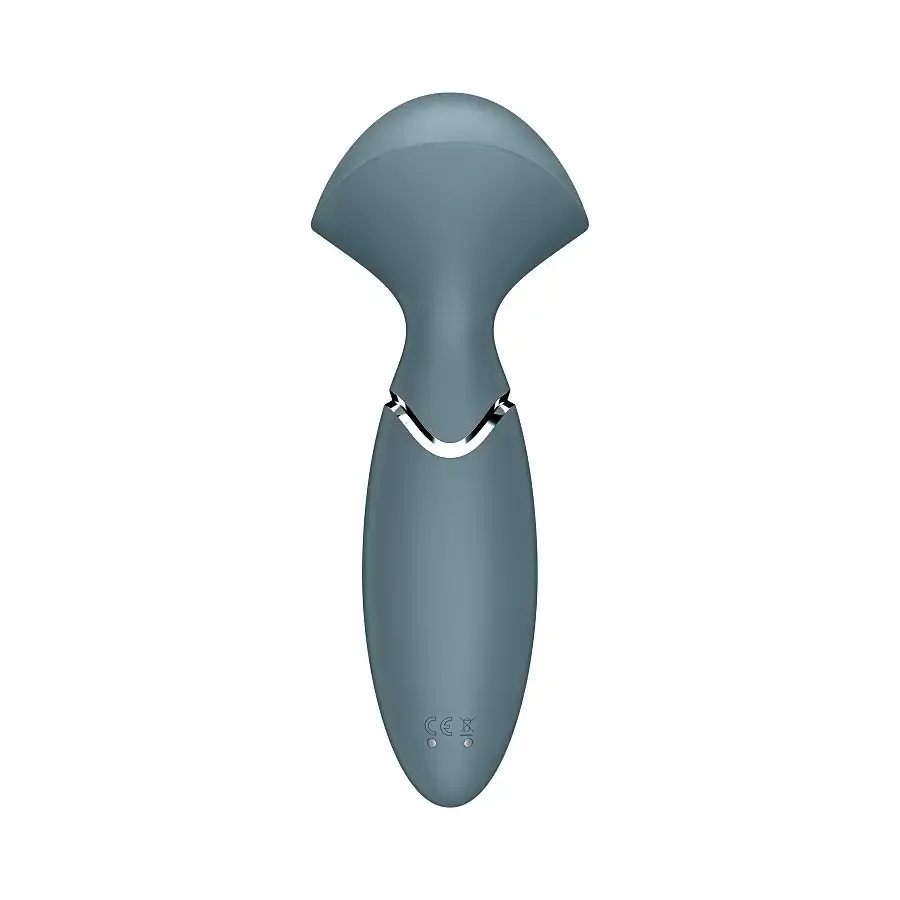 Вібромасажер Satisfyer Mini Wand-er Grey Львів - фото 4