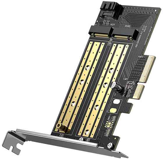 PCI-E 3.0 контролер для SSD M.2 NVMe + M.2 NGFF CM302 Ugreen Винница
