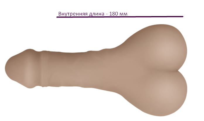 Мастурбатор-насадка «Bigger Man PLUS» Sex Aura Київ - фото 10