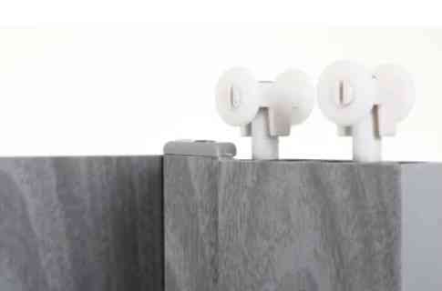 Двері гармошка глуха DiCIDoors DiCi-12  85х2030х12мм  Дуб сірий  №312 Дніпро