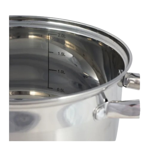 Каструля нержавіюча сталь 2,4л 18*10,5см з кришкою 100512 Ofenbach Житомир - изображение 6