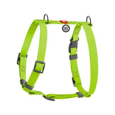 Шлей для собак WAUDOG Waterproof Н-образная анатомическая М салатовая (32815) Винница