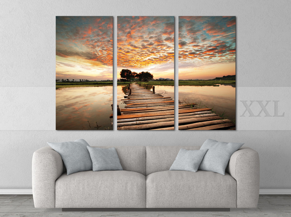 Модульна картина Природа Озеро Art-201_XXL Київ - фото 2