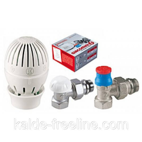 Комплект для радиаторов угловых кранов 