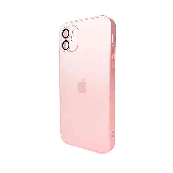 Чохол для смартфона AG Glass Matt Frame Color MagSafe Logo for Apple iPhone 11 Chanel Pink Киев