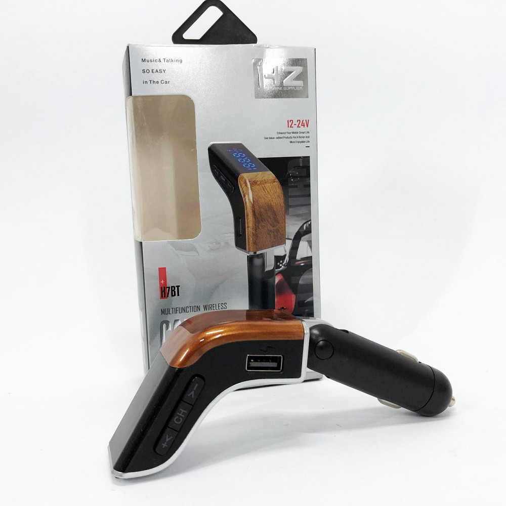 FM модулятор з bluetooth H7 BT, Mp3 bluetooth usb fm модуль, Bluetooth пристрої AV-334 fm модулятори Київ - фото 6