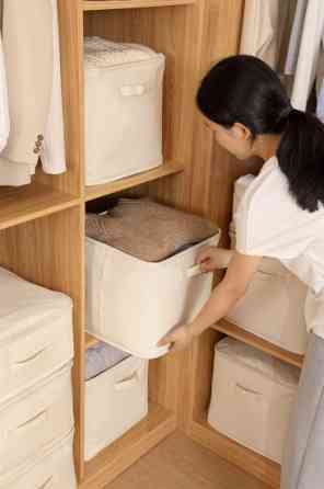 Кошик білий водонепроникний для іграшок та білизни 35х27 см Вінниця