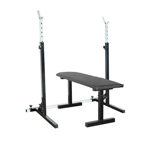 Скамья горизонтальная для жима + Стойки 40 на 40 мм. Киев