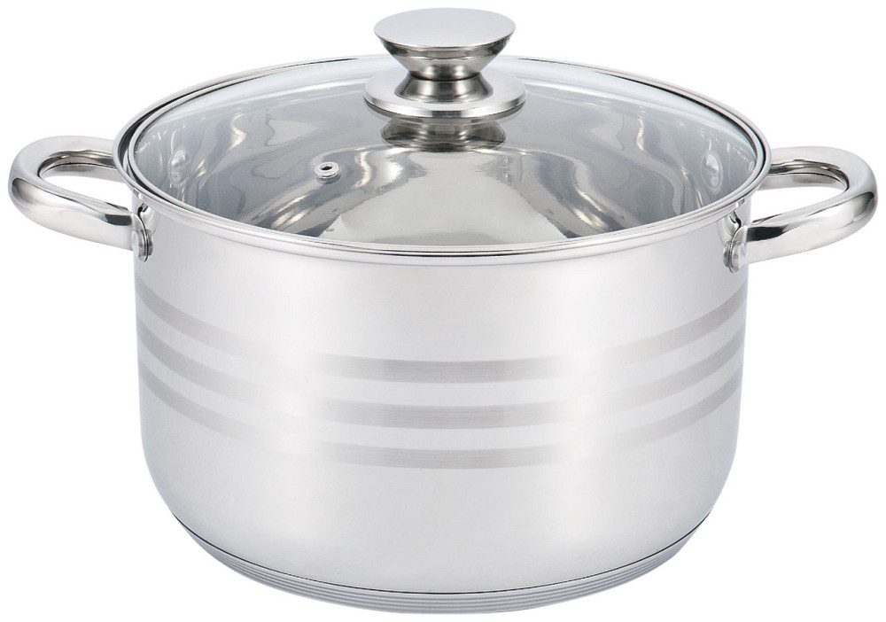 Кастрюля UNIQUE UN-5008 из нержавеющей стали объемом 7 литров, качественная и долговечная посуда Одесса - изображение 4