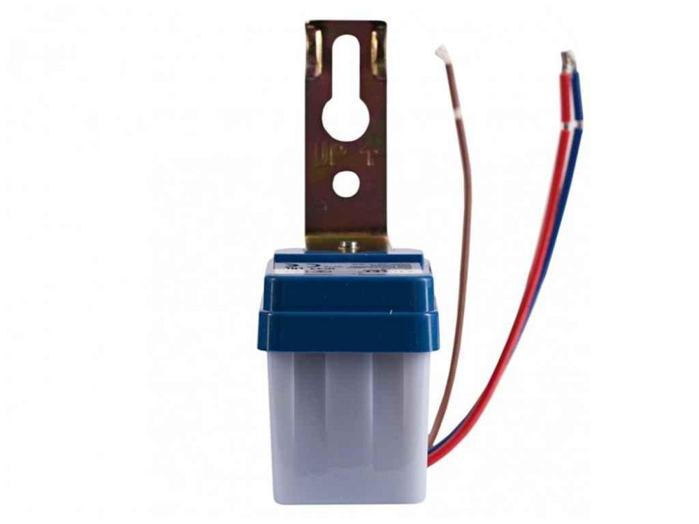 Датчик світла 6А IP44, 5-15 LUX (LS-01W) ТМ LUXEL Solmir Київ - фото 1