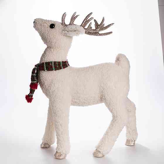 Новогодний олень для украшения елки 48 см Киев