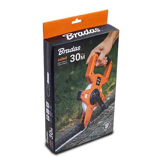 Рулетка вимірювальна, fiberglass, швидка, 30 м, DIY-MH12-03015F/CB Київ