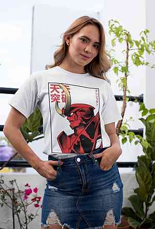 Футболка для хлопчика з аніме принтом Гуррен Лаганн Классік Аніме оверсайз (зріст від 165 до 180) Чорний AnimeJ0443m Дніпро