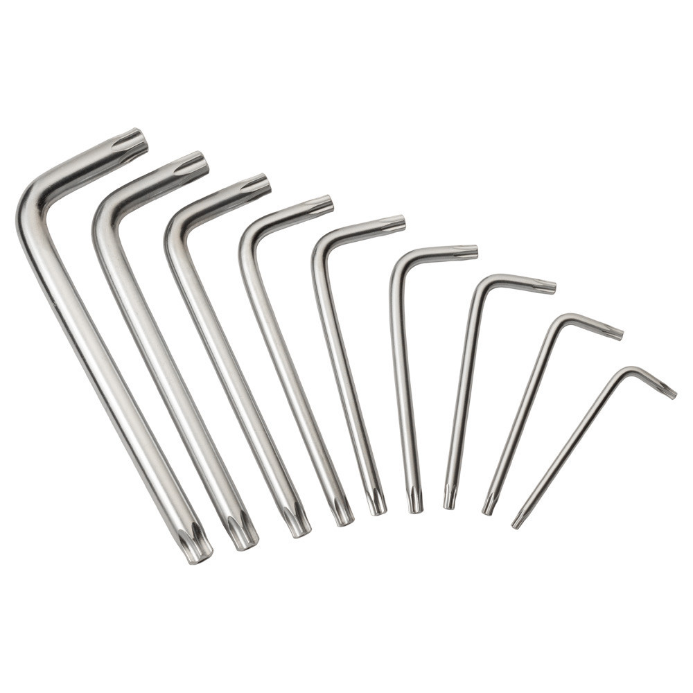 Ключи TORX 9шт T10-T50 мм CrV (короткие с отверстием) SIGMA (4022211) Киев - изображение 7