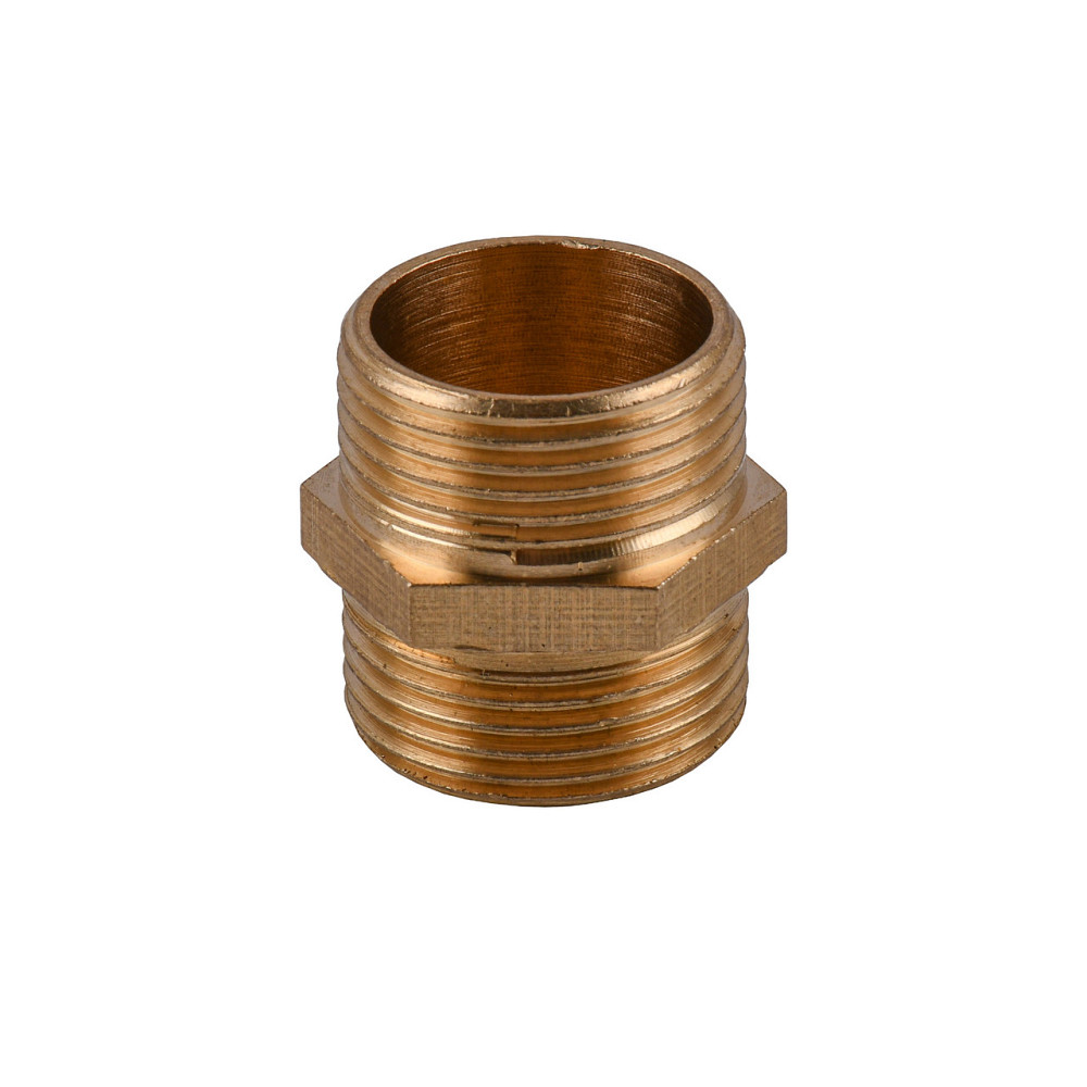 Ниппель 3/4″НН латунный LN442S OPTIMUM Киев - изображение 2