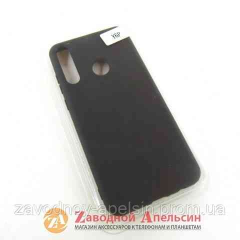 Huawei Y6P силиконовый чехол Grand black Одесса