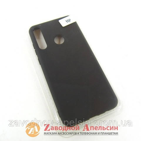Huawei Y6P силиконовый чехол Grand black Одесса - изображение 2