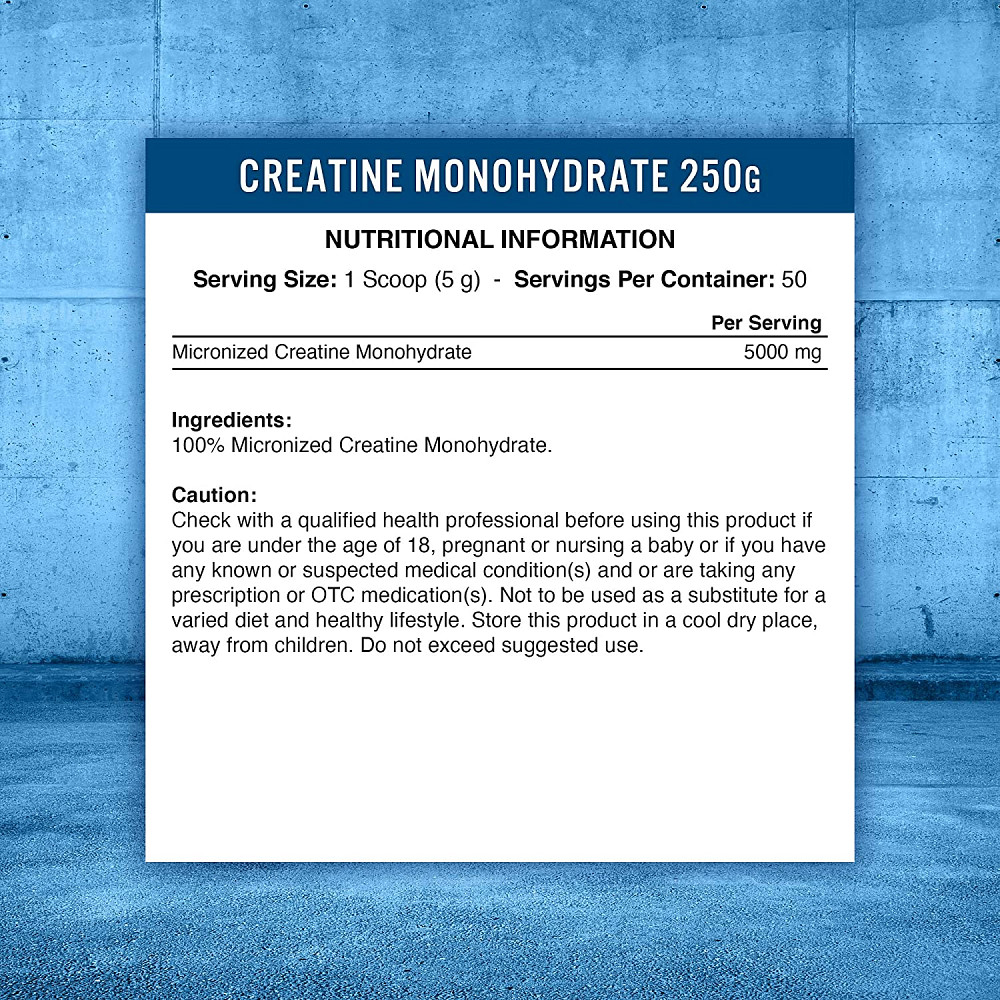 Креатин моногідрат Creatine Monohydrate 250 g Луцьк - фото 3