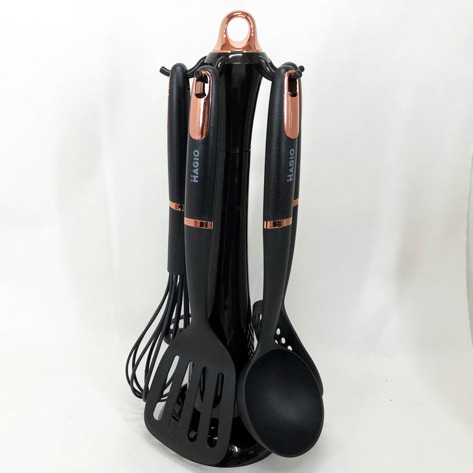 Силіконовий набір для кухні Magio MG-1125, Нейлоновий набір для кухні, Кухонні предмети силікон PX-27 Львів - фото 4