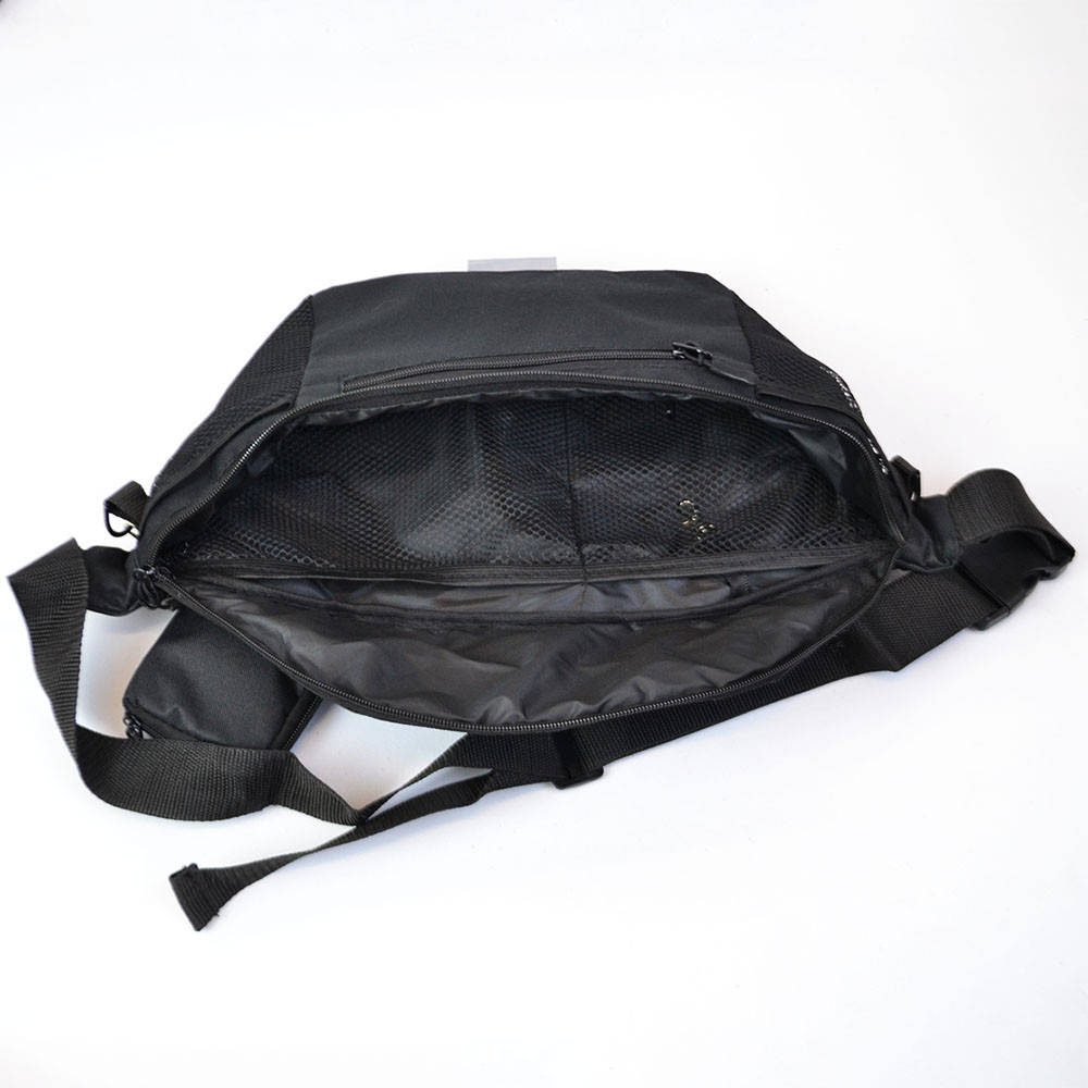 Мужская бананка с отделениями, Сумка бананка черная, Сумка ремень на пояс мужская PN-71 Ивано-Франковск - изображение 6