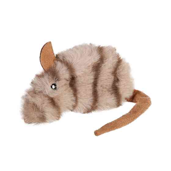 Игрушка для кошек Мышка с кошачьей мятой GiGwi Refillable Catnip, искусственный мех, кошачья мята, 10 см Киев