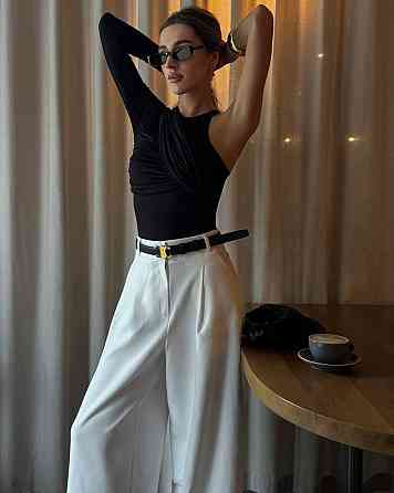 Женский стильный боди с драпировкой турецкая вискоза Одесса