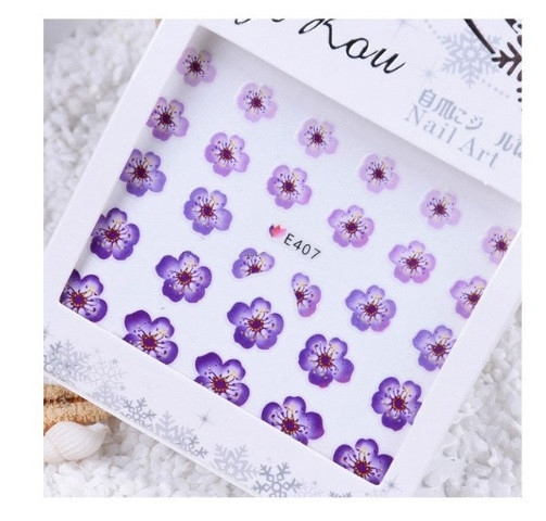 Наклейка на нігті "Квіточки" Київ - фото 1