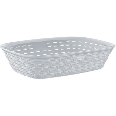 Хлібниця Irak Plastik 2,5 л під ротанг сіра (12072) Вінниця - фото 1