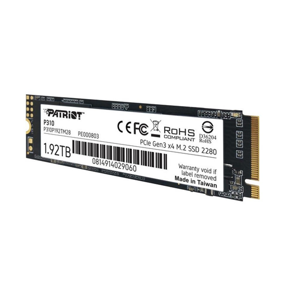 SSD диск накопитель M.2 Patriot P310 1920GB NVMe 2280 PCIe 3.0x4 3D NAND TLC P310P192TM28 Одесса - изображение 3