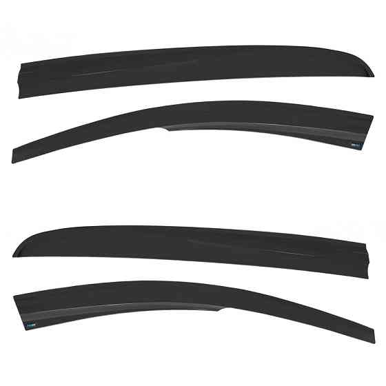 Дефлектори вікон (вітровики) Opel Astra H 2004-2013, 4шт, SunPlex, седан/хетчбек, на скотчі Київ