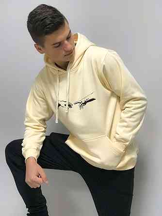 Теплий спортивний костюм унісекс з принтом — "Створення Адама". Чернівці