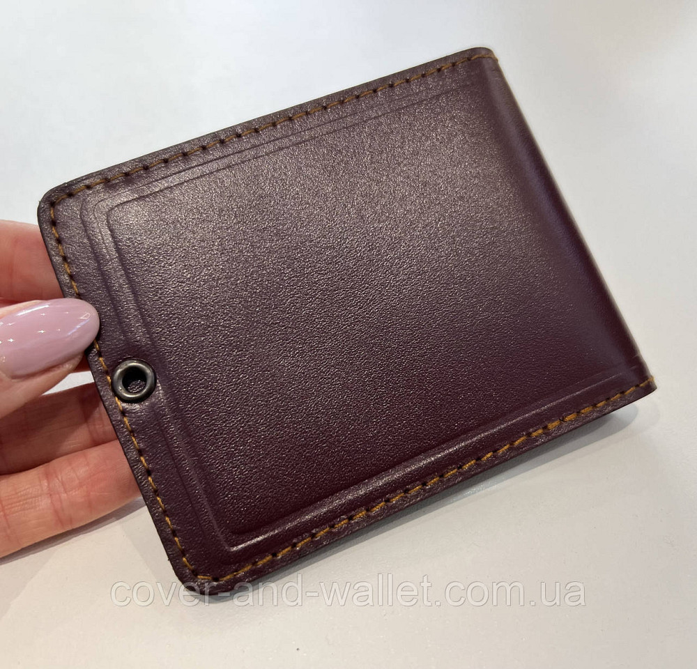 Кожаная обложка ветеран НПУ (Национальной полиции Украины) Киев - изображение 4