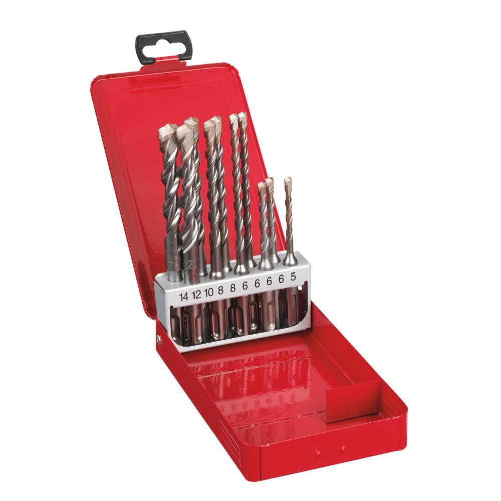 Набор буров SDS-PLUS M2 MILWAUKEE, (10шт) (диаметры 5/6/6/6/8/10/12/14мм), (замена на 4932492117) Одесса - изображение 1