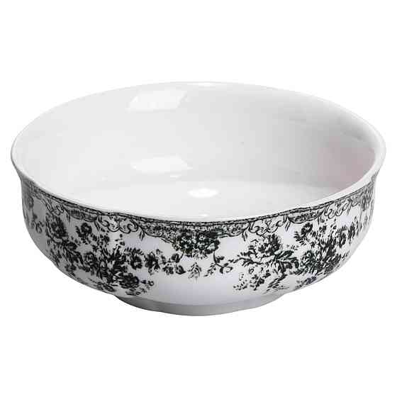 Столовий набір посуду 32 предмети на 6 осіб Vintage Elegant порцеляновий Чорний YY78-7A Коломия