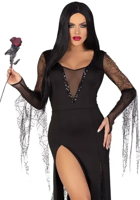 Еротичний костюм Мортіші Аддамс Leg Avenue Sexy Spooky Morticia S Львів - фото 1