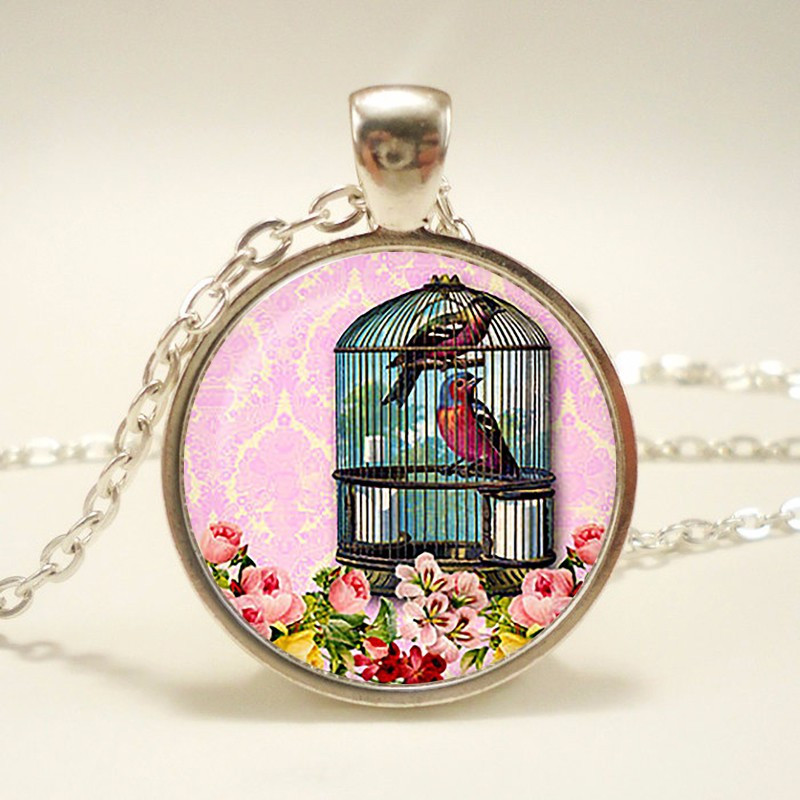 Кулон женский Птицы в клетке Киев - изображение 1