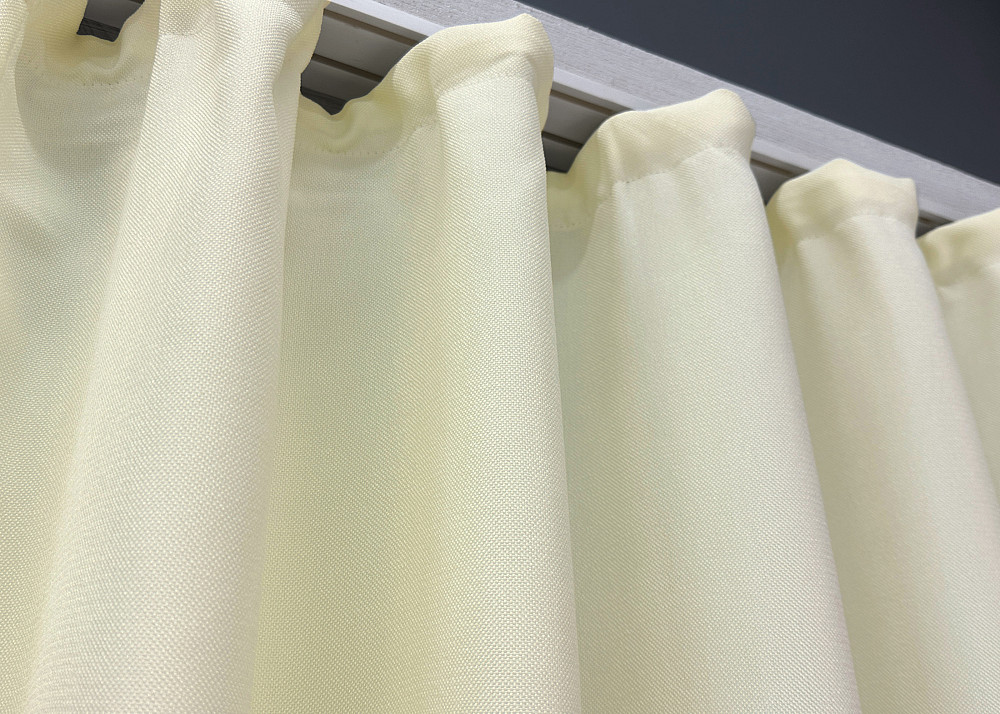 Комплект коротких штор VR-Textil Лен Парма № 1736ш Молочный 130х170 см 2 шт (35-0361) Киев - изображение 8