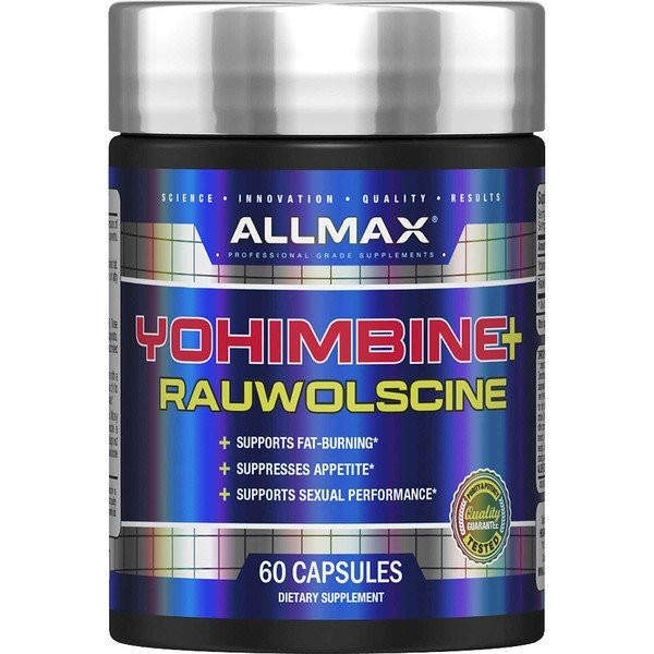 Йохимбин + раувольсцин AllMax Yohimbine + Rauwolscine 60 Capsules Луцк - изображение 1
