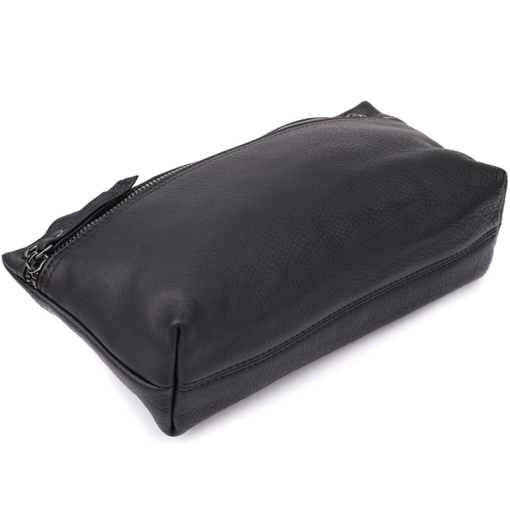 Модна жіноча сумка на плече з натуральної шкіри Vintage 23004 Чорний Київ - фото 6